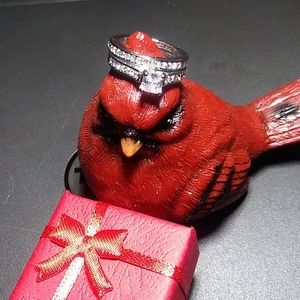 1carat cz.diamond ring set size 7